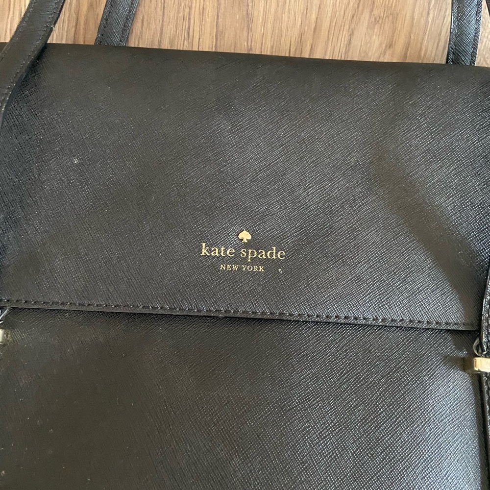 Kate Spade Cedar Street Luciana Black Leather Satchel - Picture 2 of 15